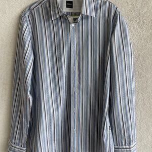 Boss Hugo Boss Men’s Striped Dress Shirt